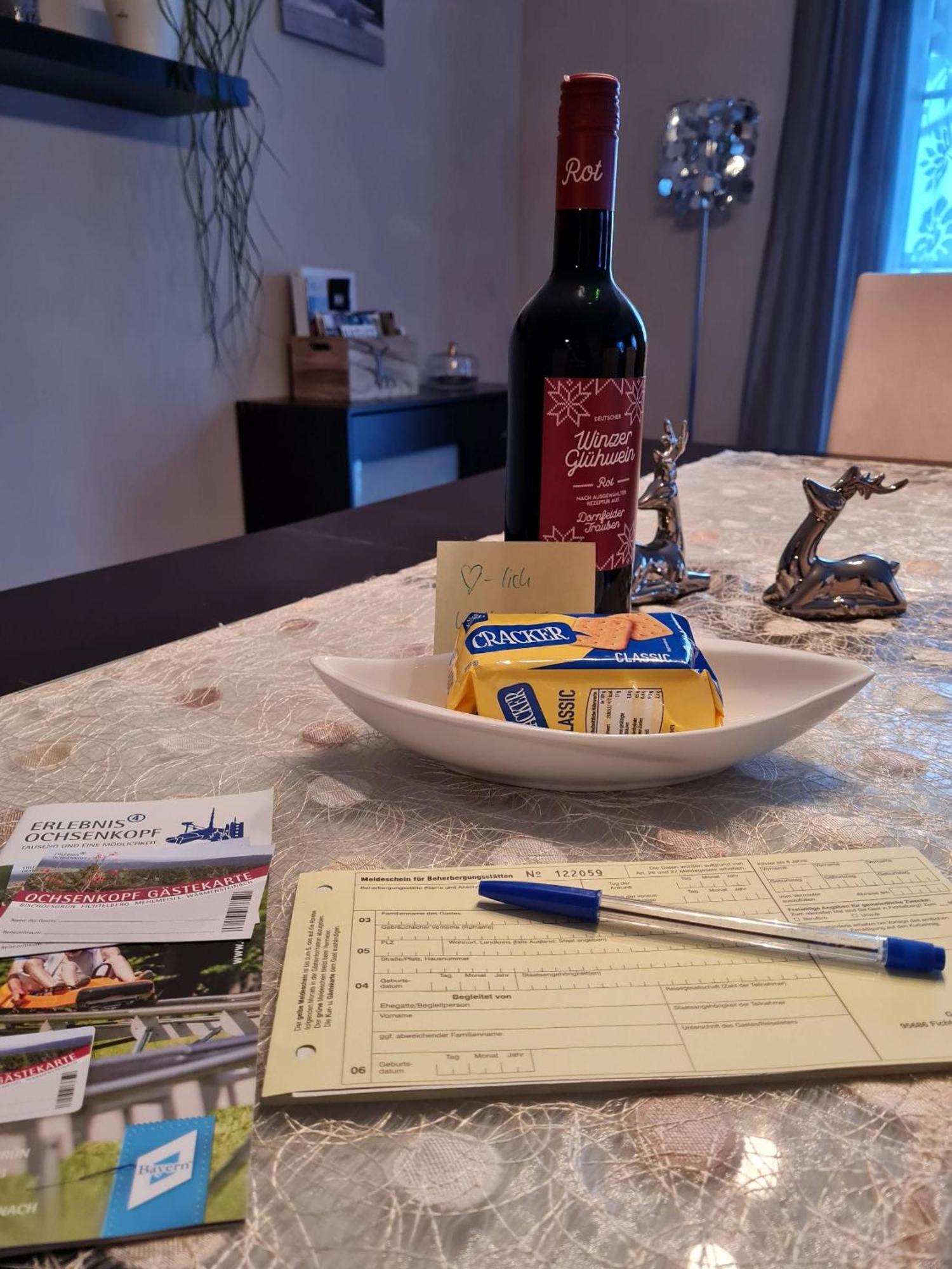 Ferienwohnung Fichtelmountain フィヒテルベルク エクステリア 写真