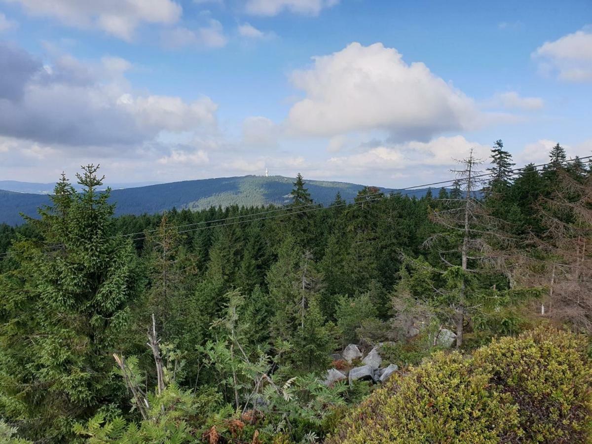 Ferienwohnung Fichtelmountain フィヒテルベルク エクステリア 写真