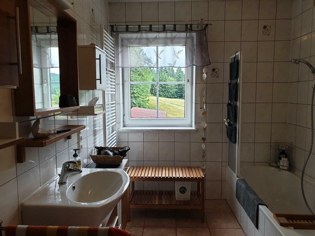 Ferienwohnung Fichtelmountain フィヒテルベルク エクステリア 写真